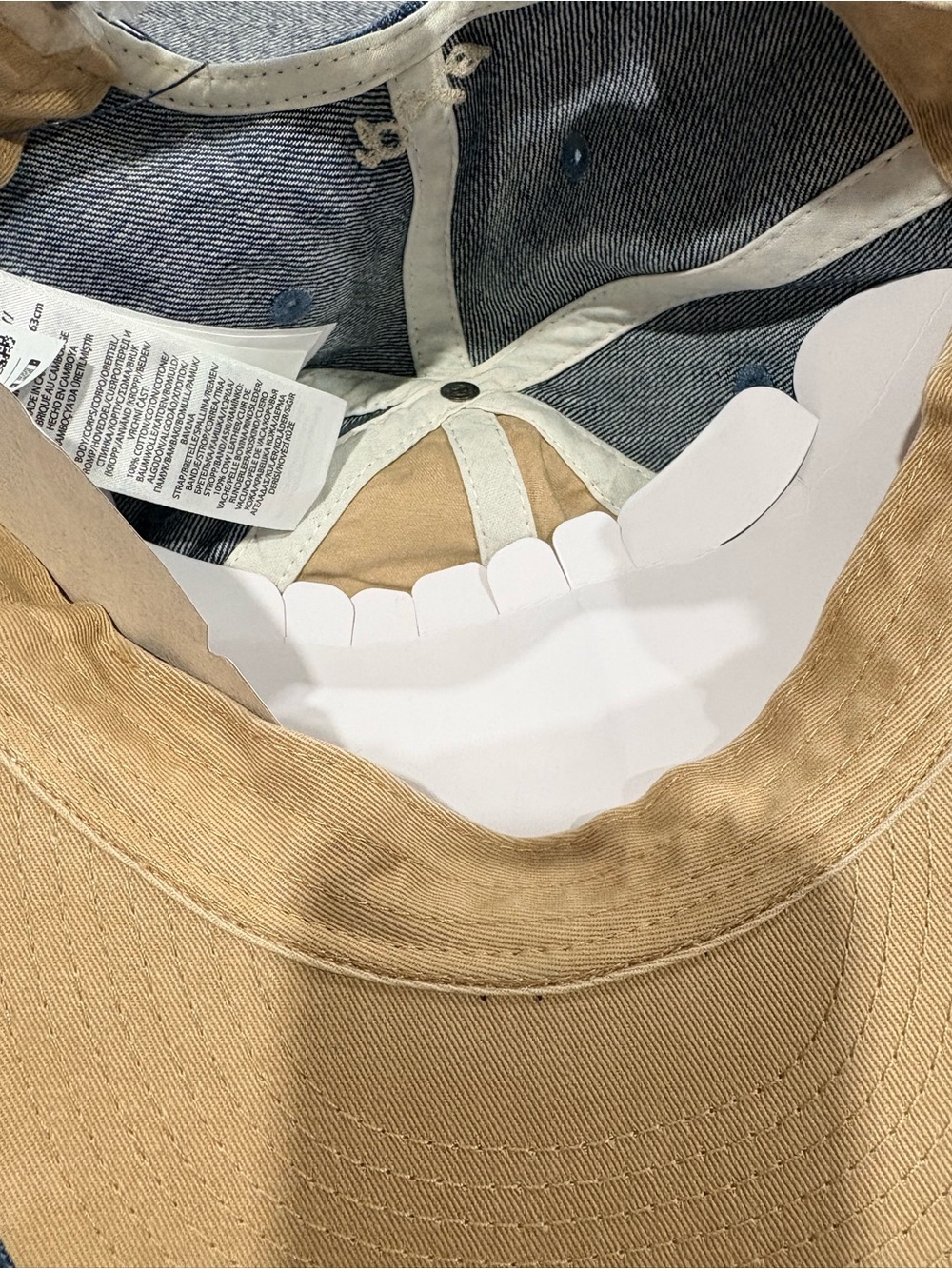 Polo Ralph Lauren The Ralph Logo Denim Ball Cap | one size | COLOR: Denim - Picture 2 of 6